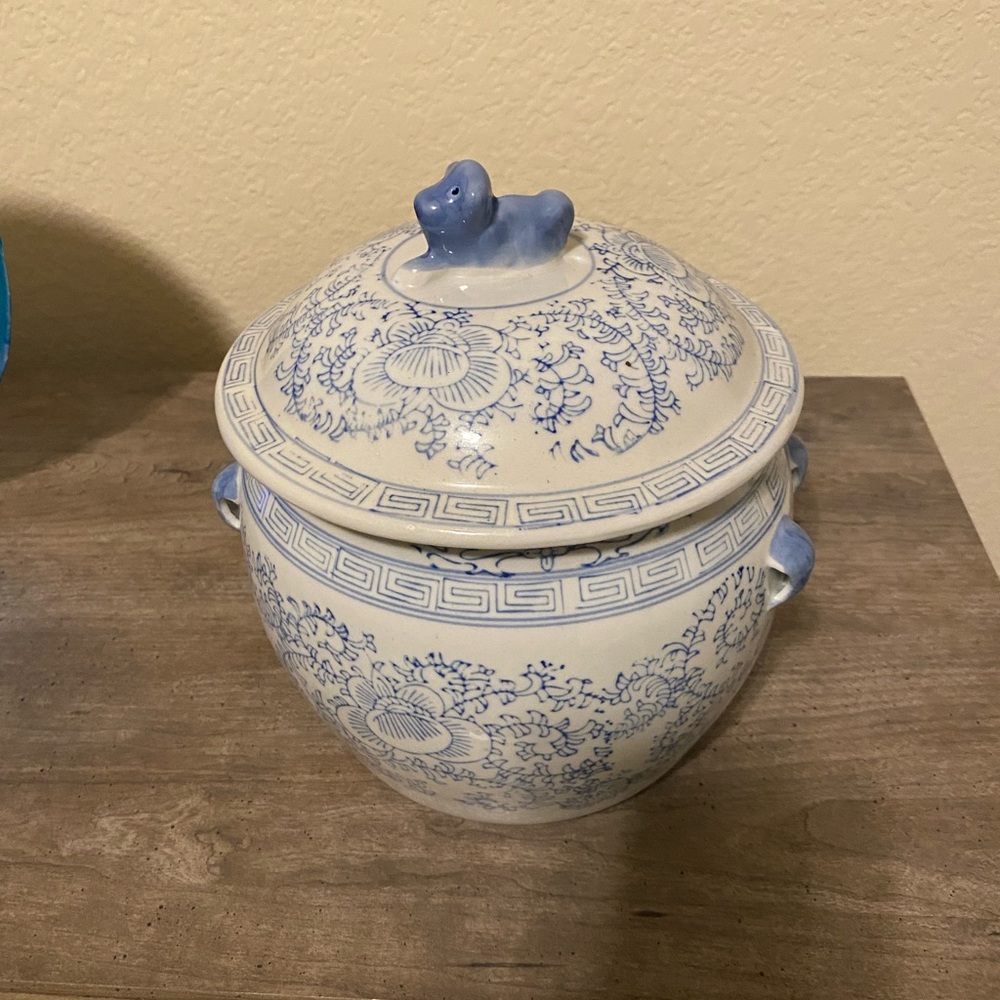 Blue and white bowl